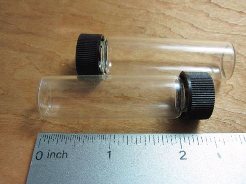 X2 2oz Gold Prospecting Panning Pan Sluice Box Dredge Mining Glass Vials Nugget