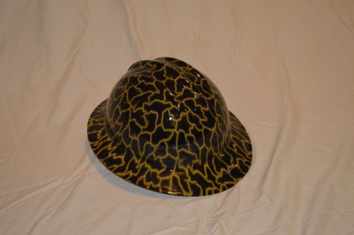 Full Brim Hard Hat Rare One Of A Kind Lightning