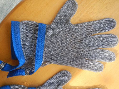 STAINLESS STEEL MESH SAFETY GLOVE SAF-T-GARD MODEL GU-502 SIZE LARGE