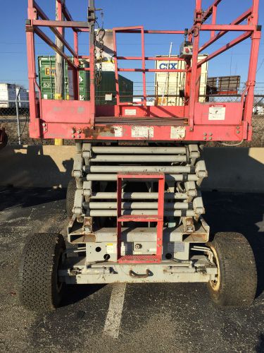 1996 skyjack model sj8841 4x4 dual fuel rt scissor lift for sale