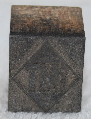 Vintage Letterpress Advertising Printing Block, IMT Insurance Printer Block