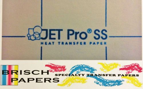 INKJET TRANSFER FOR WHITE FABRIC: IRON-ON &#034;JET PRO SOFT STRETCH&#034; (11&#034;x17&#034;) 100CT