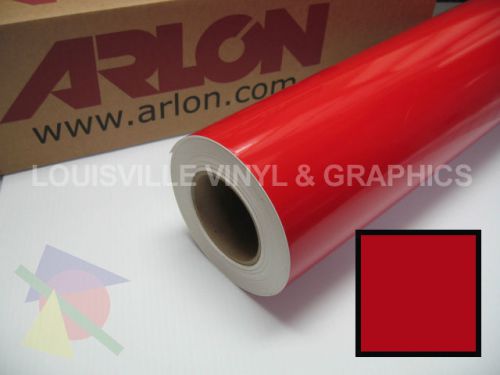 1 Roll 24&#034; X 50yd Dark Red Arlon 5000 Sign Cutting Vinyl