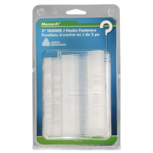 Monarch 2&#034; Tagger J-hooks - 2&#034; Size - Clear Green - 1Pk