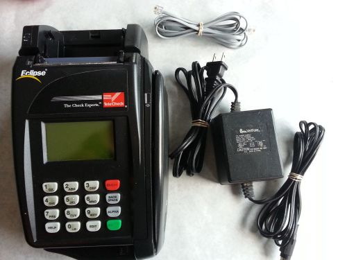 VeriFone Eclipse  QUARTET TeleCheck Credit Card &amp; Check Terminal POS