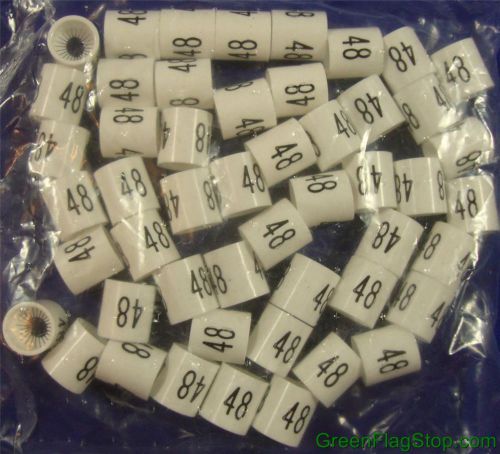 50 mini slip on size markers - size 48 retail store supply hanger garment hanger for sale