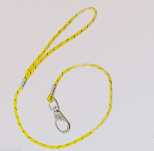 Tree climbers breakaway chain saw lanyard,42&#034; l,5&#034; loop &amp;  brass swivel snap for sale