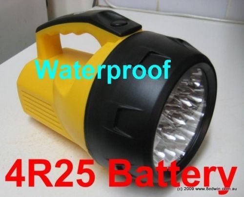 Powerful 16Led Torch Waterproof 6V Continue light 160hr