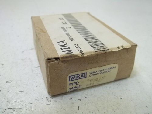 Wika 111.10 2.5&#034; gauge 60psi 1/4&#034;npt lm *new in a box* for sale
