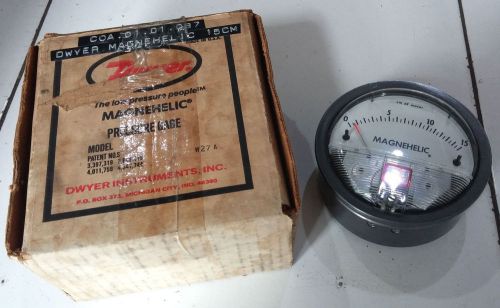 Pressure Gage, 2000-15CM, Magnehelic, DWYER