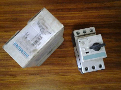 Siemens Sirius Motor Protectors with rotary operating knob.  - 3RV1021-1GA10