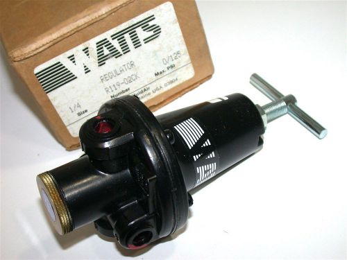 WATTS AIR REGULATOR 1/4&#034; 0-125 PSI NPT R119-02CK