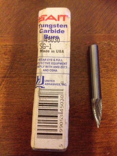 SAIT Tungsten Carbide Small Christmas Tree Bur 45030 SG-1 Brand New!