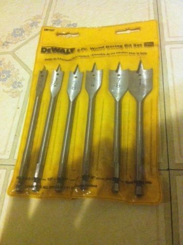 Dewalt Wood 6 pc Boring Bit Set Spade Type