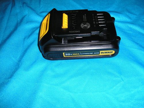 2 New 20V Lith-Ion Dewalt Batteries Model DCB207