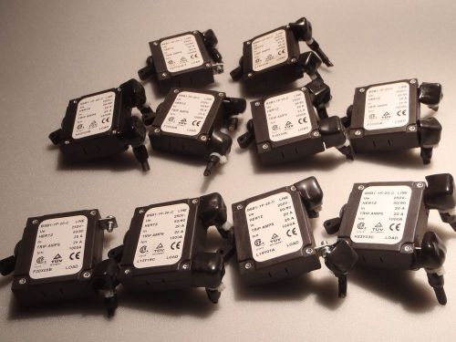 Lot (10) BAISHIBAO BSB 20 AMP Generator Breaker BSB1-1P-20-C /25 Trip Amps