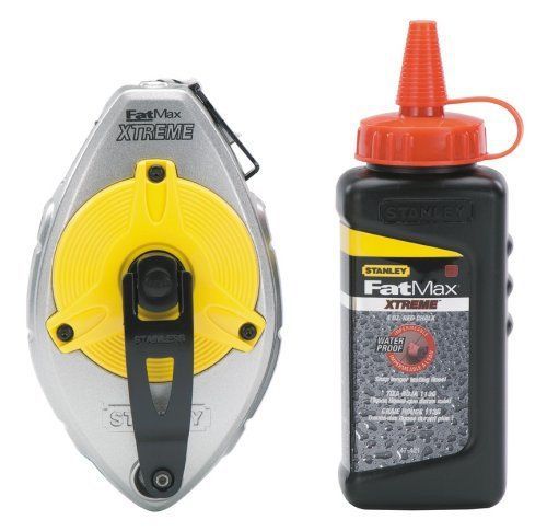 Stanley 47-487L FatMax Xtreme Chalk Reel W/ Red Kit