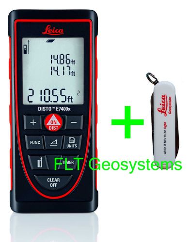 Leica Disto E7400x Laser Distance Meter w/ FREE Original Swiss Army Penknife