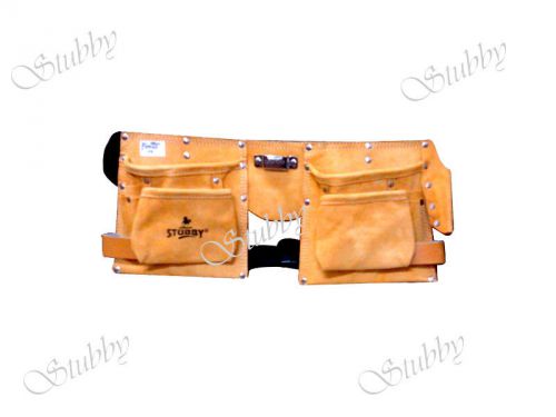 BRAND NEW HIGH  QUALITY 12  POCKET LEATHER TOOL BAG