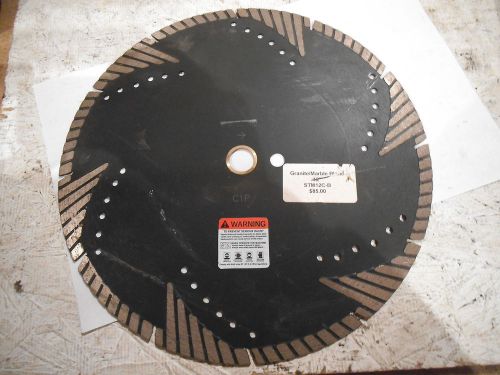 NEW 12&#034; Segmented Turbo Diamond Blade for Marble &amp; Granite STM12C-B