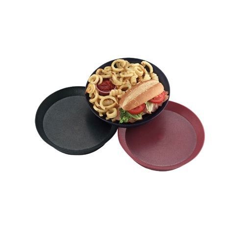 Black/Charcoal 10 Inch Round Deli Server 4 Dozen Total One Case