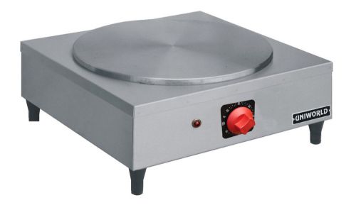 Uniworld UMPE-1 Commercial Crepe Maker Machine Griddle 14.5&#034; Round