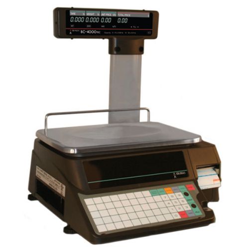 Ishida bc-4000 tec deli meat retail scale led pole display label printer ntep 3 for sale