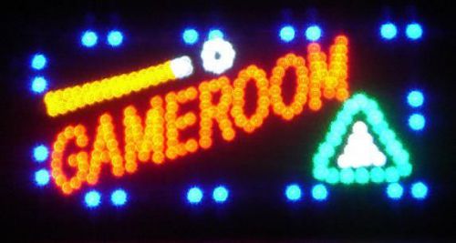 19x10 Game Room Motion LED Sign - Great for Home Bars!