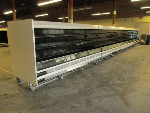 2005 HUSSMANN M4 24&#039; MEAT CASE FULL LED GROCERY DISPLAY REFRIGERATOR MULTIDECK