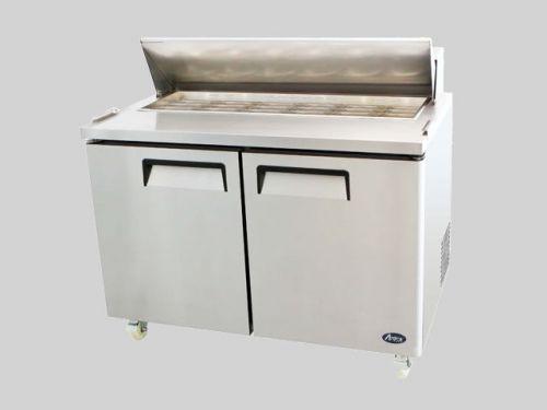 TWO DOOR MEGA TOP SALAD PREP TABLE-REFRIGERATOR MSF 8306