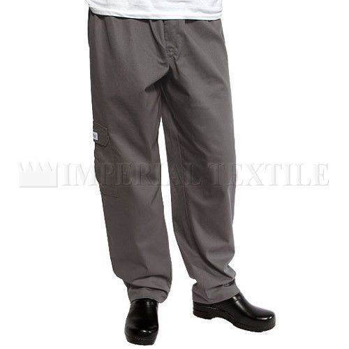 NWT NEW CHEF WORKS CHEFWORKS CHEF CARGO PANTS SLATE GREY GRAY 2X 2XL XXL