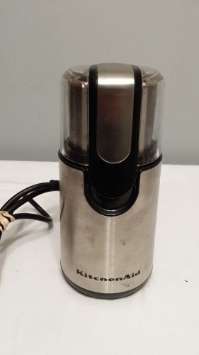 KitchenAid BCG111OB Blade Coffee Grinder Fingertip Control 4oz Stainl Steel Bowl