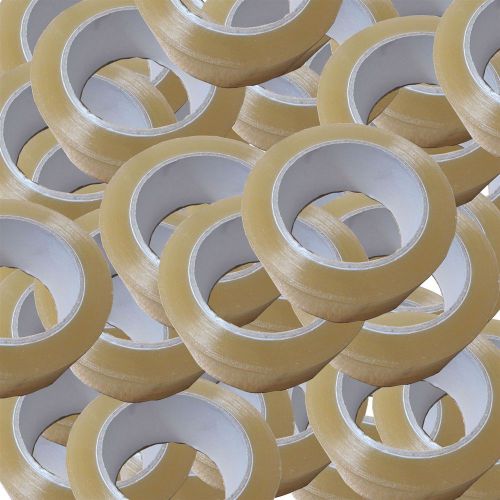 Lot 36, 2&#034; clear packing tapes 110 yds (48mm x 100m) 1.8mil, package, shipping for sale