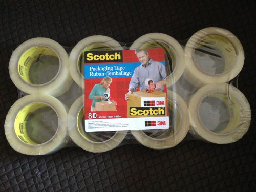 SCOTCH 3M SHIPPING Packing Tape 8 Rolls