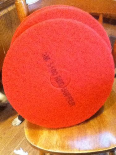 3M red buffer pads 5100  17inch