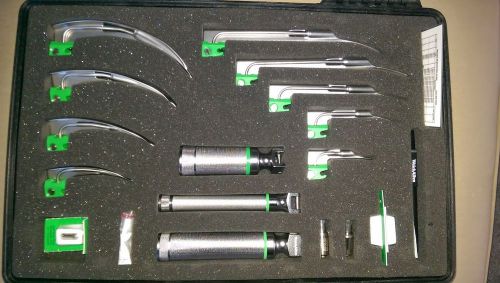 Welch Allyn MIL-5062 Comprehensive Laryngoscope Set in Pelican Case