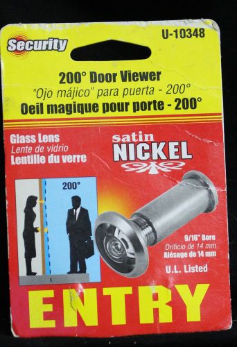 200 Degree Door Viewer Satin Nickel