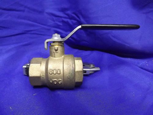 Matco-Norca 752T05 Standard Port Brass 600WOG 1&#034; Ball Valve