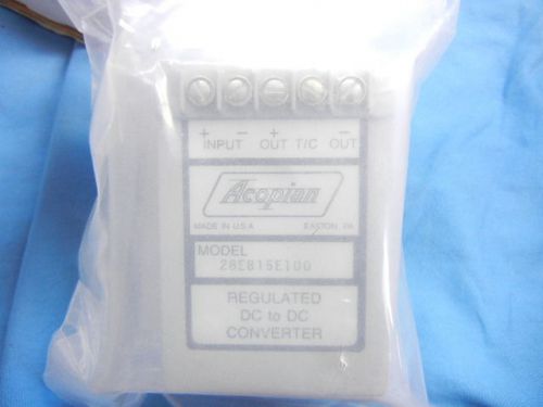 Acopian 28EB15E100 Regulated DC to DC Converter NEW