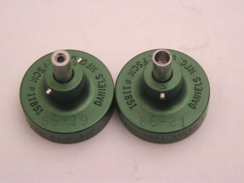 2 Daniels DMC MH860 Positioners for M22520/7-01 Crimper Aircraft Tools