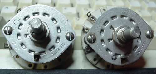 Rotary Switches GIB 47794 Lot of 2 NOS SPDT Ceramic Wafer #2