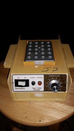 THERMOLYNE Type 17600 Dri-Bath Incubator DB17615 120 VOLT Lab Chemistry BIO