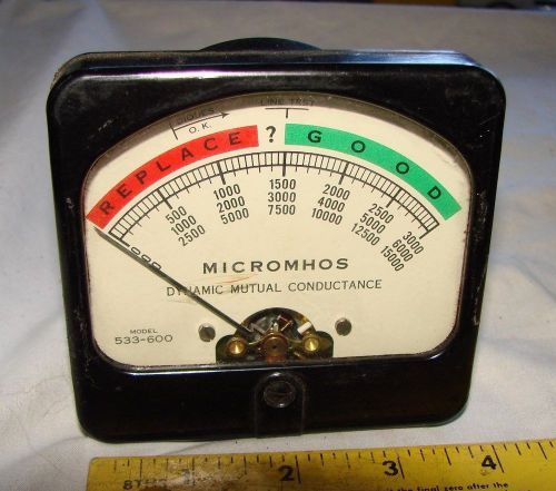 HICKOK 533 600 TUBE TESTER METER