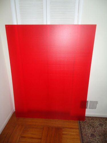 Red Acrylic Plexiglass sheet 1/4&#034; x 60&#034; x 48&#034; - Local PickUp Only!