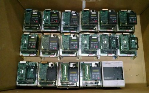 (Lot of 17) Allen-Bradley Phase Speed VFD AC Motor Control 1336S-BRF50-AA-EN