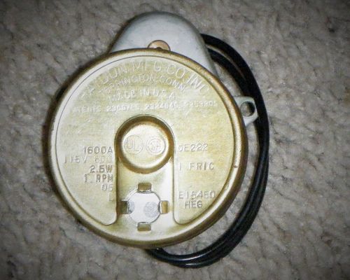 Haydon E15450 Timer Assembly, 120 V, 60 C, 2.5 W, 1.0 RPM