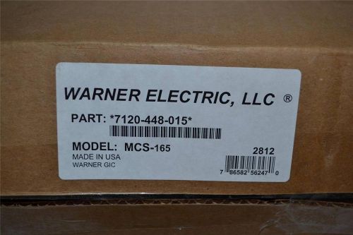 ONE NEW WARNER ELECTRIC PHOTOSCANNER, MCS-165, PN: 7120-448-015