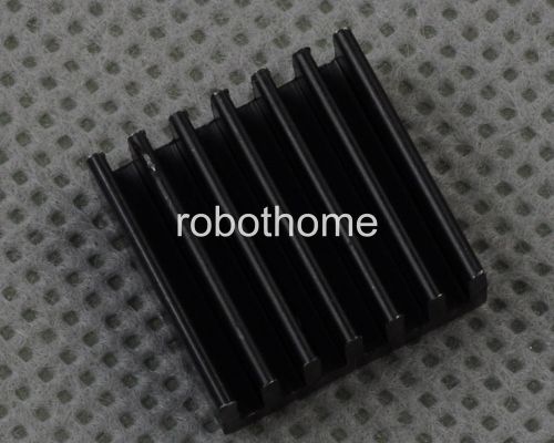 10PCS Heat Sink Black 14x14x6mm Pure Aluminum Cooling Fin 14*14*6MM brand new