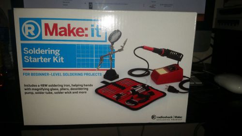 Make: it-  radioshack soldering starter kit new for sale