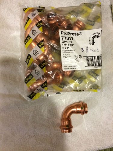 Propress copper fittings